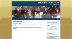 Desktop Screenshot of hengststation-ellerhoop.de